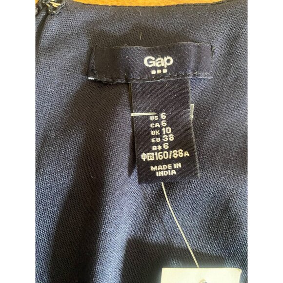 NWT Gap Fuchsia And Navy Sleeveless Party Dress 6 - Picture 5 of 6